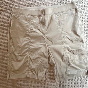 Chico's Zenergy khaki shorts -- size 3 (XL)